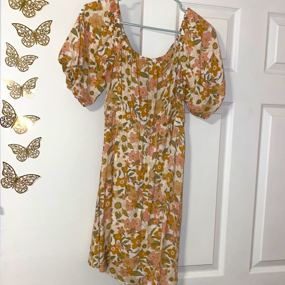 Baevely Floral Puff Sleeve Mini Dress - Picture 4 of 5